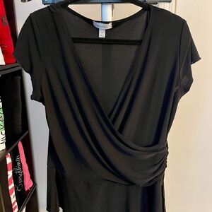 Dressbarn Classic Black Shirt